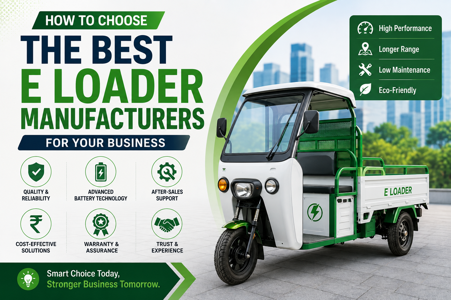 E Loader Manufacturers